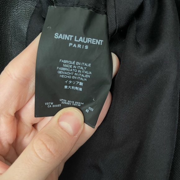 Saint Laurent Studed Tuxedo HEDI SLIMANE size 46 - Picture 5 of 5